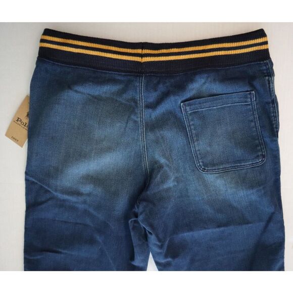 Polo Ralph Lauren Boy's Sz XL (18-20) Randall Wash Stretch Denim Jogger Pants - Picture 7 of 9